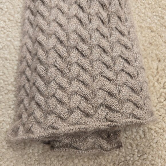 Portolano Thick Oversized Cashmere/Silk/Wool Scarf - Picture 6 of 11